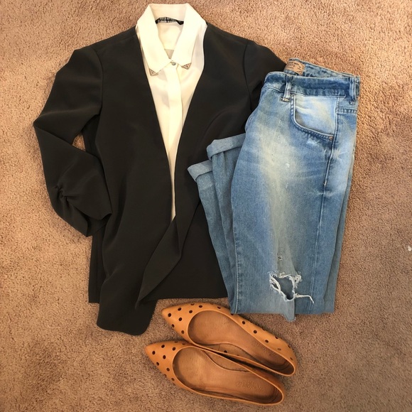 Madewell Shoes - Madewell holepunch tan flats